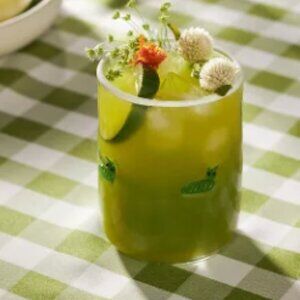 Caterpiller Icon Juice Glass NIB